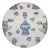 Royal Delft Purissima Vegan Leather Round Pebble Placemat, Set of 8 For Sale