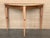 Mid 20th Century Spanish Demilune High Pine Console Table For Sale - Image 16 of 18