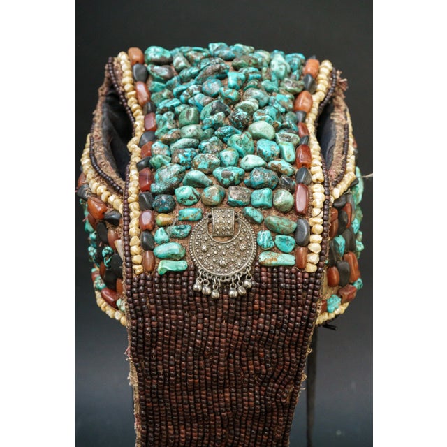 Vintage Tibetan Headdress For Sale In New York - Image 6 of 7