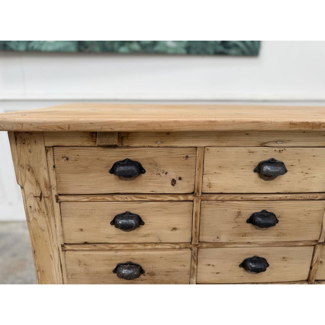 Antique Workshop Cabinet with 18 Drawers, 1890s For Sale - Image 6 of 10