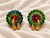 Mid-Century Modern Vintage Flower Clip-on Earrings from Elsa Schiaparelli, 1950s For Sale - Image 3 of 3