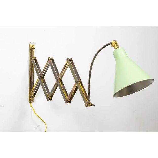 Mid-Century Modern Italian Wall Lamps, 1950s, Set of 2 For Sale - Image 3 of 10