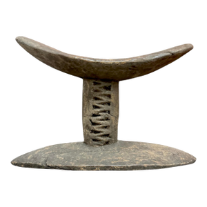 Carved African Baule Headrest