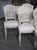 Set of 6 Painted and Caned French Louis XVI Style Dining Chairs, Early 1900s For Sale - Image 18 of 18