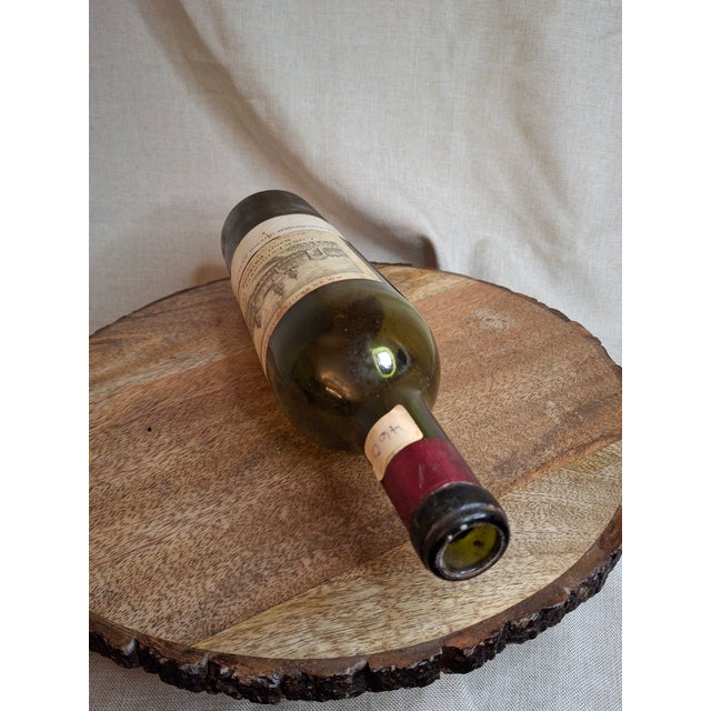 Vintage Empty 1947 Château Cos d'Estournel Wine Bottle - Heublein Rare Wine Auction For Sale - Image 16 of 16