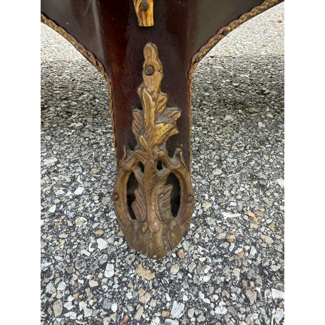 Antique Hand-Painted French Bombe Buffet For Sale - Image 17 of 18