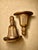 These vintage-style wall shelves resemble Italian Baroque or Neoclassical gilded wood bracket sconces, featuring ornate...