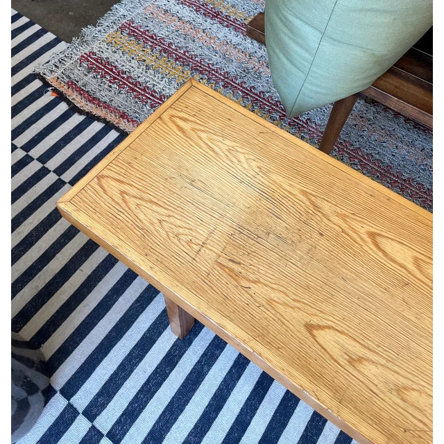 Tan 1970s Minimalist Swedish Bench For Sale - Image 8 of 11