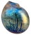 This stunning hand-blown vase by Canadian artist Claude Duperron is truly one-of-a-kind. The surface shimmers with deep...