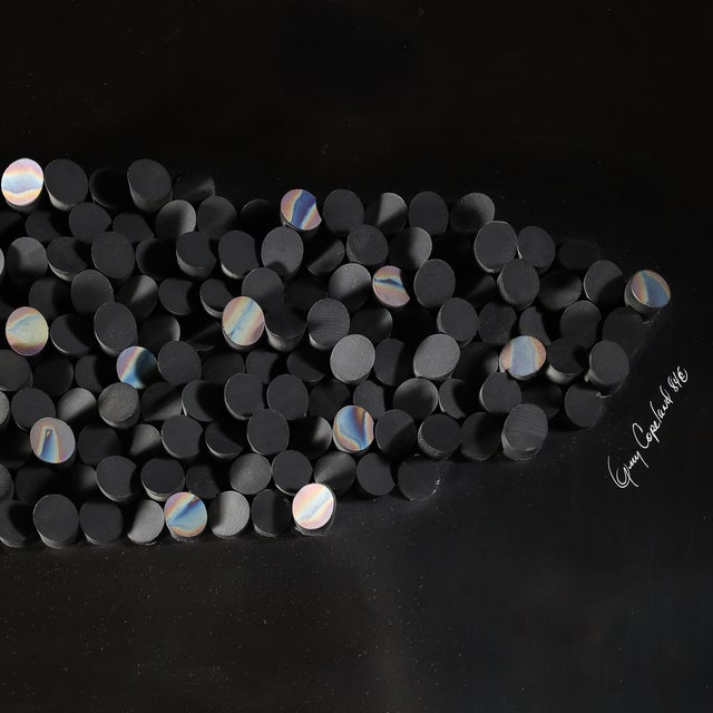 Mid-Century Abstract Angular Topographical Wall Sculpture Signed Gary Copeland For Sale - Image 10 of 15