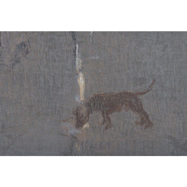 Rudolf Quittner, The Last Rays of Sun, 1903, Oil on Canvas For Sale - Image 4 of 7