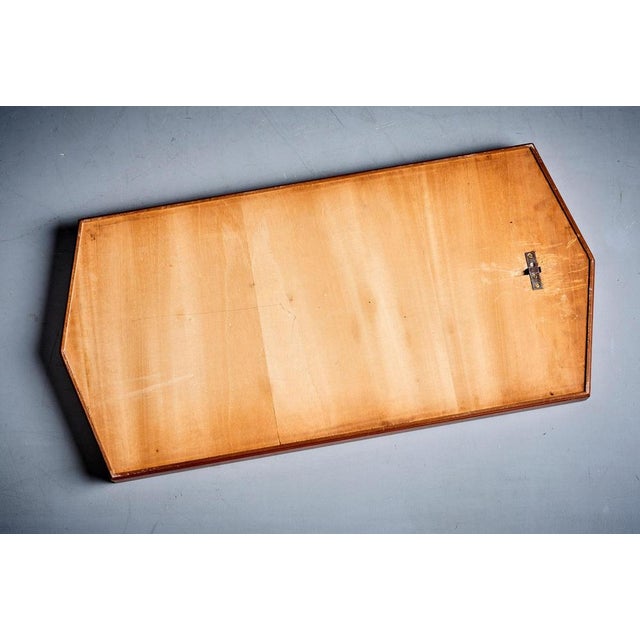 Gio Ponti Mirror in Teak by Gio Ponti, 1960s For Sale - Image 4 of 5