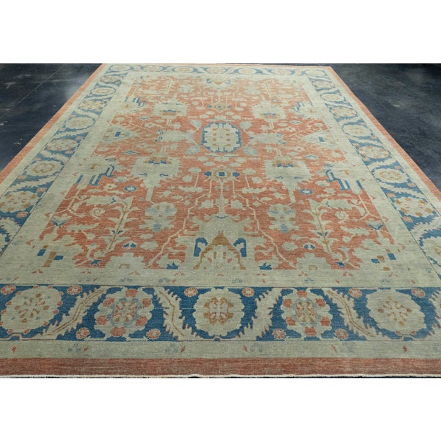 Turkish Oushak Rug 9'11" x 13'11" #18680 Explore a curated collection of hallway runners, wool rugs, and handmade...
