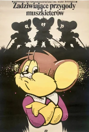 Adventures of the Musketeers of Polish Movie Post by Jakub Erol, 1979
