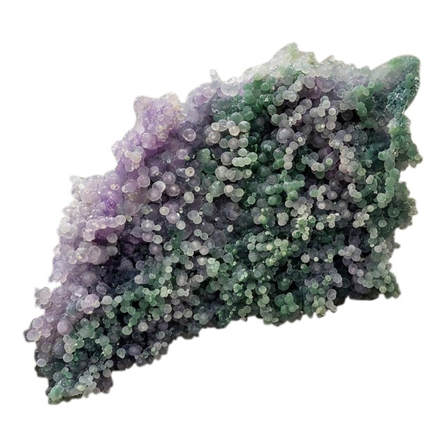 Natural Bi-Color Grape Agate Specimen by Stillmantle For Sale