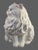 Vintage Ceramic Life Size White Green Eyes Cat Figurine 14'' High For Sale - Image 4 of 10
