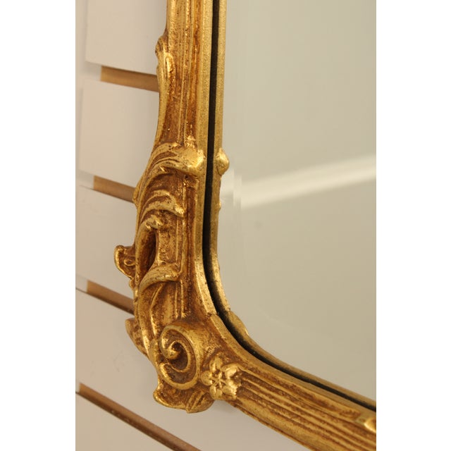 Friedman Brothers Horizontal Gold Mirror For Sale - Image 10 of 15