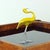 Yellow Blown Glass Flamingo from Jaroslav Brychta, Železný Brod, Czechoslovakia, 1960s For Sale - Image 6 of 7