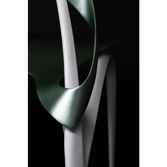 Forest Green AI Standard Ying Chair by Duen Studio For Sale - Image 9 of 10