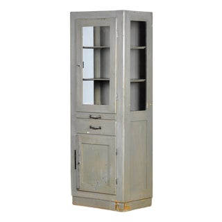 Industrial Display Cabinet, 1950s For Sale