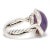Late 20th Century David Yurman 9.5 Carat Amethyst Infinity Ring, Sterling Silver, Ring, Large For Sale In Greensboro - Image 6 of 8