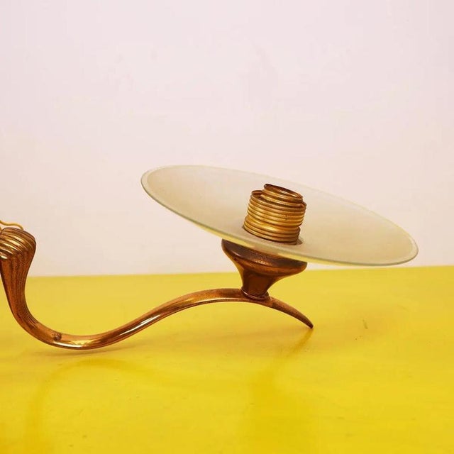 Brass Wall Lamps by Pietro Chiesa, 1950s, Set of 2 For Sale - Image 11 of 14