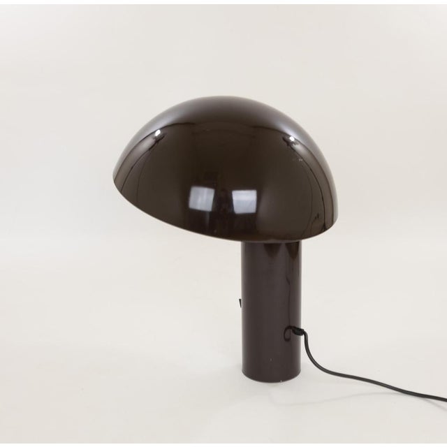 Brown Vaga Table Lamp by Franco Mirenzi for Valenti, 1970s For Sale - Image 6 of 9