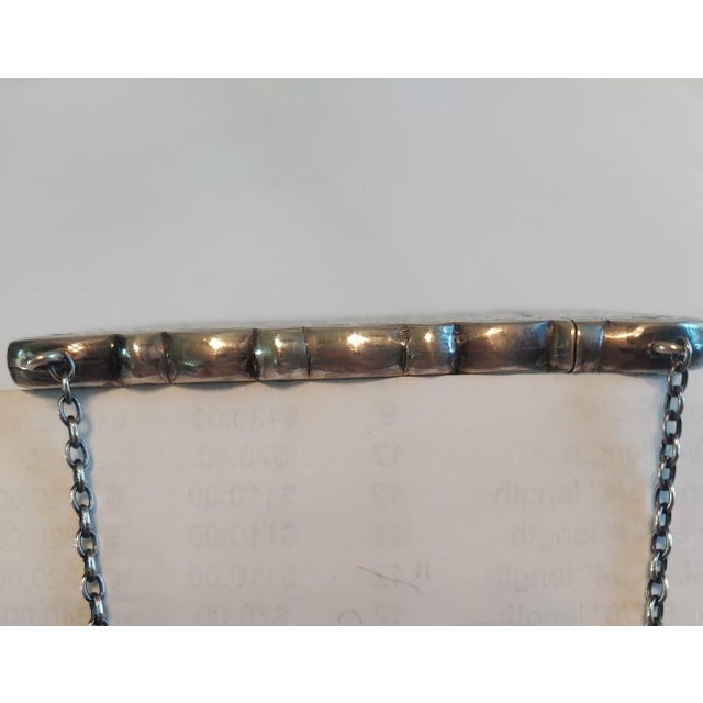 Silver Antique Victorian Sterling Silver Card Case For Sale - Image 8 of 10