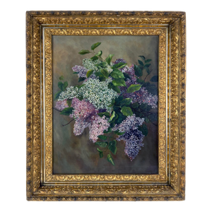 Wisteria Bouquet in the Style of William Hubacek Original California Still Life by William Hubacek