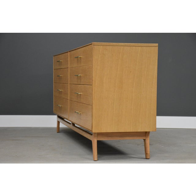 1960s Refinished Oak Long Dresser by Rway Furniture For Sale In Boston - Image 6 of 10