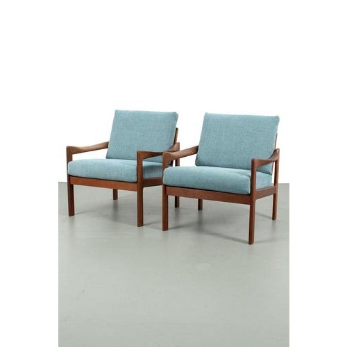Lounge Chairs by Illum Wikkelsø, Set of 2 For Sale - Image 13 of 13