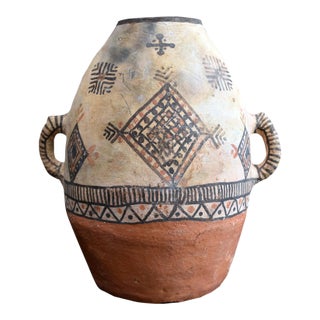 Moroccan Cermic Vessel II For Sale