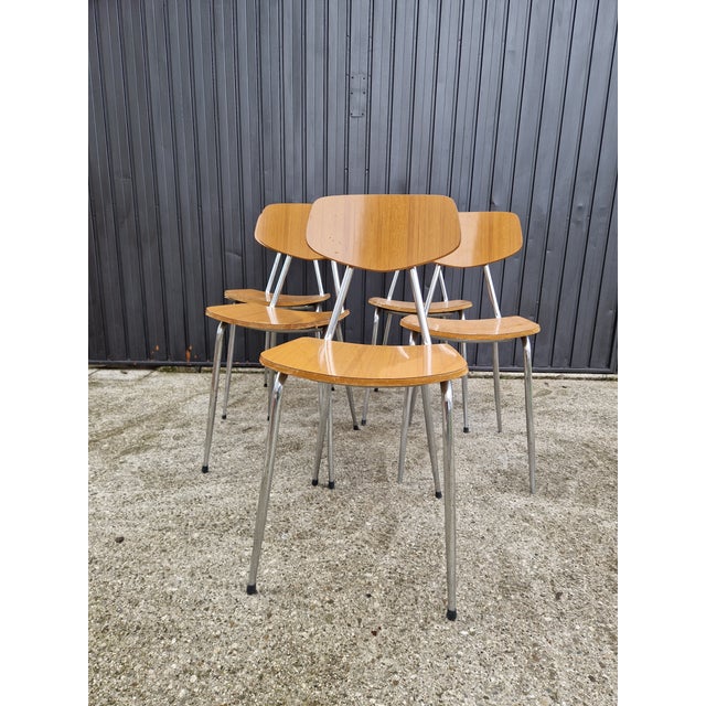 Vintage Formica Chairs, 1970, Set of 5 For Sale - Image 12 of 12
