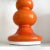 Vintage Case Glass French Orange Lamp, 1960s For Sale - Image 4 of 5