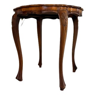 Baroque-Style Side Table or Plant Stand For Sale