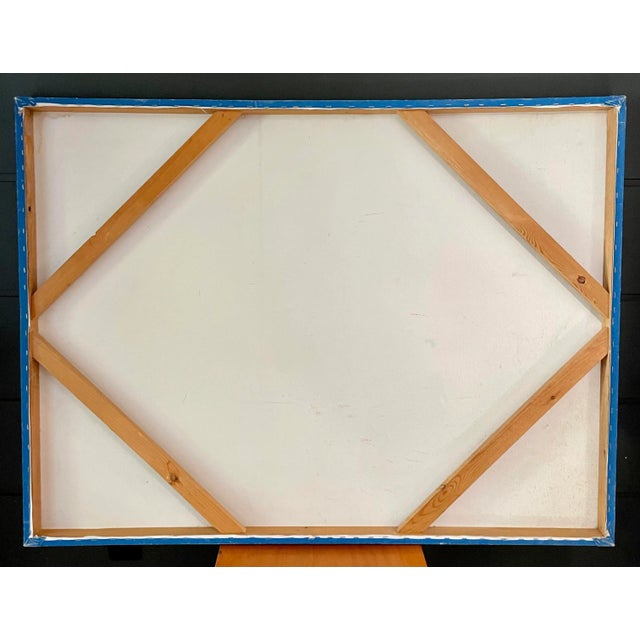 1970's Art Deco Printed Canvas "Cavalcare La Tigre" For Sale - Image 12 of 13