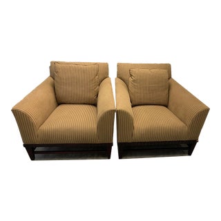 Set of 2 Baker Barbara Barry Collection Lounge Chairs For Sale