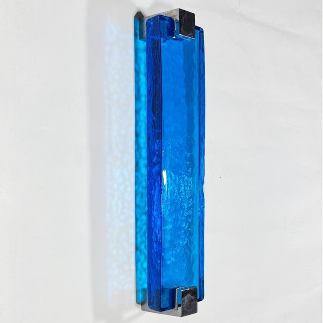 A large mid-century door handle designed by Christer Sjögren and crafted at the Swedish glassworks Lindshammar in the...