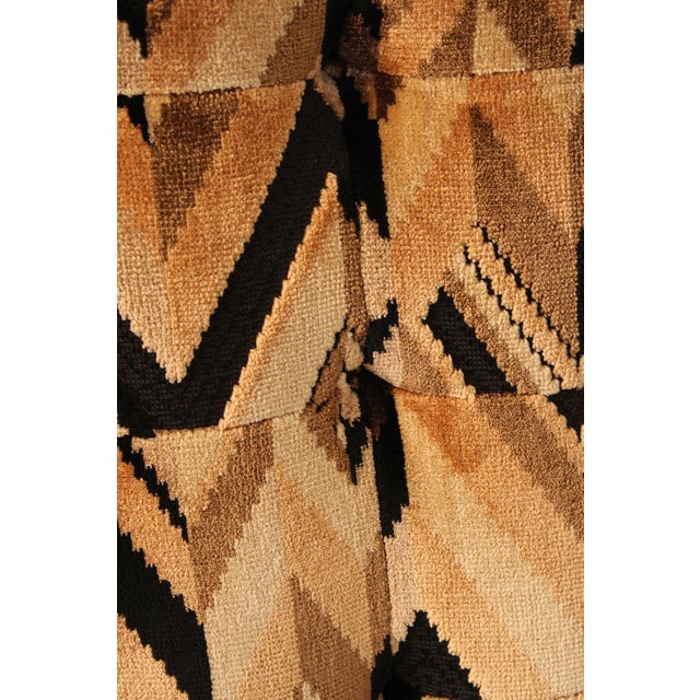 Textile Custom Craft Set Of Six Upholstered Dining Chairs For Sale - Image 7 of 18