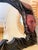 French Country Vintage French Surrealist Sculptural Leather Mirror With Twin Faces, 1970s–1980s For Sale - Image 3 of 9