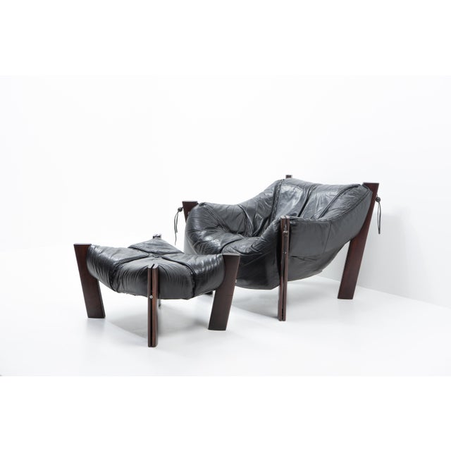 Set of MP-111 Lounge Chair and Ottoman from Percival Lafer, 1970s For Sale - Image 13 of 17