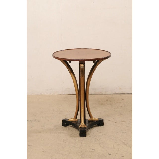 19th Century 19th Century Gueridon Table with Gilt Eagles For Sale - Image 5 of 9