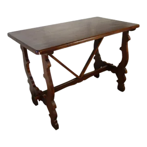 Antique Italian Tuscan Renaissance Refectory Style Hand Crafted Oak Farm Table