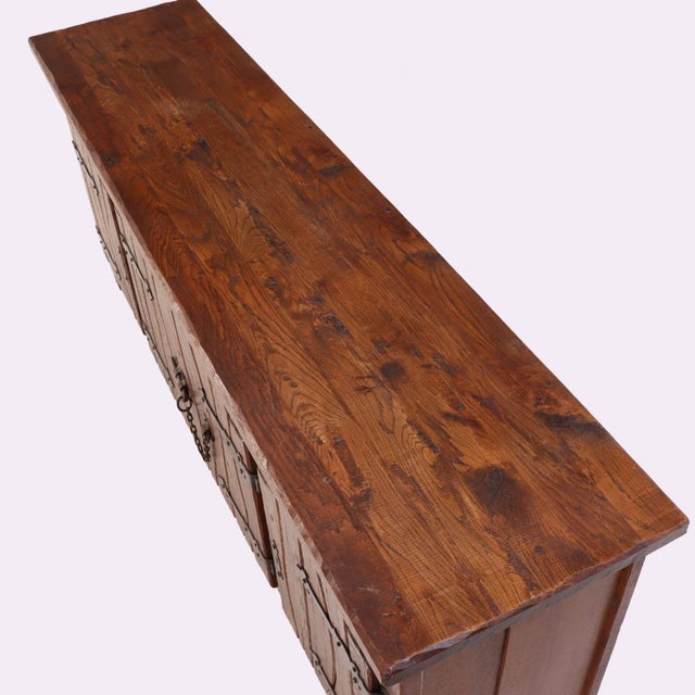 Brown A French Brutalist Style Oak Sideboard, C. 1950. For Sale - Image 8 of 8