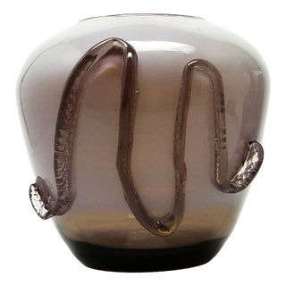 Vase by J. Słuczan-Orkusz for Cracow Institute for Glassworks, Poland, 1970s For Sale