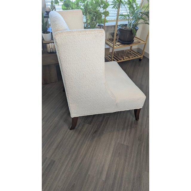 Old Hickory Tannery - Josefina Upholstered Chair Ivory For Sale - Image 4 of 10