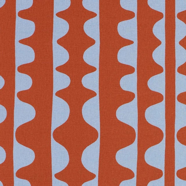 SAMPLE - Schumacher X Hadiya Williams Drift Fabric In Currant For Sale