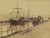 A rare photographic image of a 19th Century boat at the Port of Suez circa 1880.