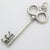 Vintage European Decorative Key Pendant in Silver 835, 1970s For Sale - Image 11 of 11
