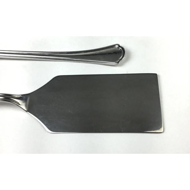 Silver Reed & Barton 18/10 Stainless Serving-Ware Set of 4 For Sale - Image 8 of 13